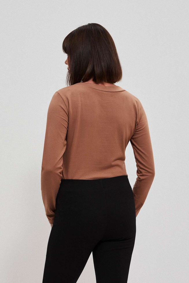 Cotton blouse with long sleeves-set