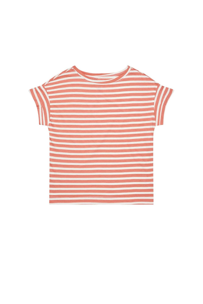 Cotton blouse with stripes-set
