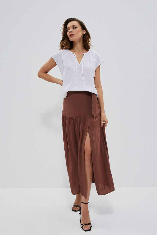 Cotton shirt blouse-set