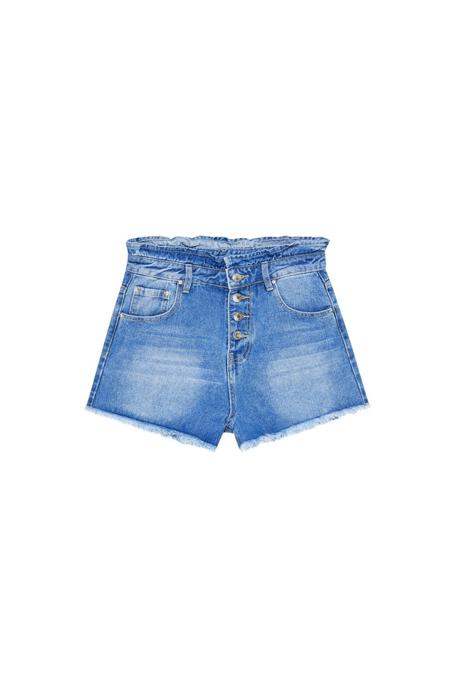 High waist denim shorts