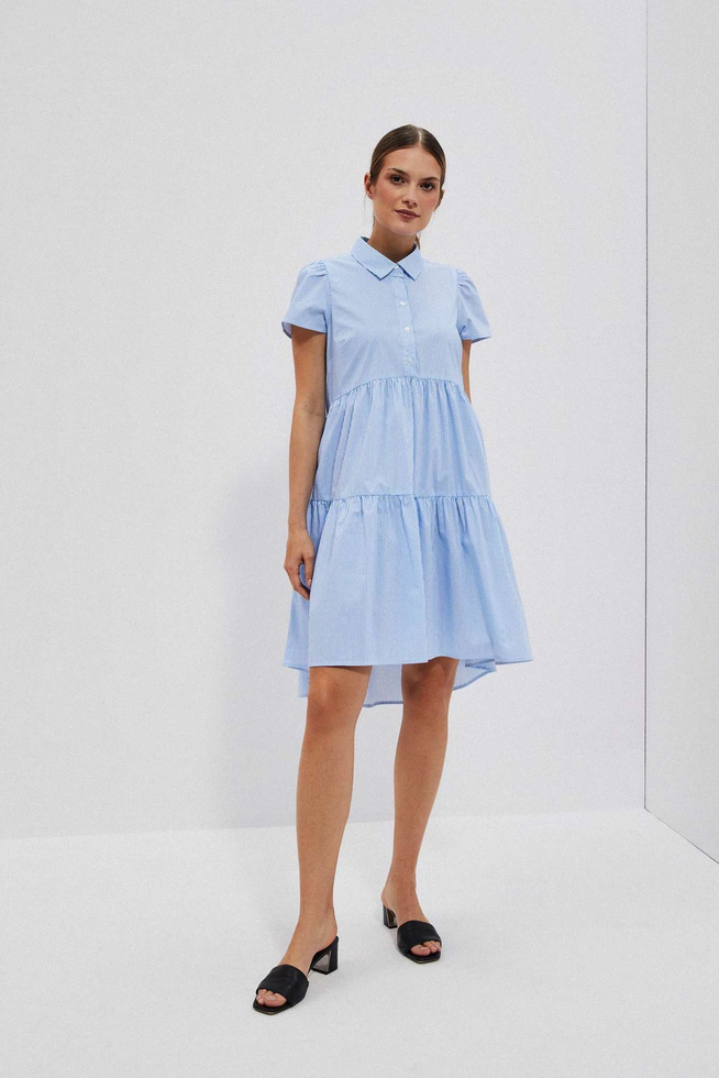 LADIES DRESS L-SU-4016 WHITE_BLUE-set