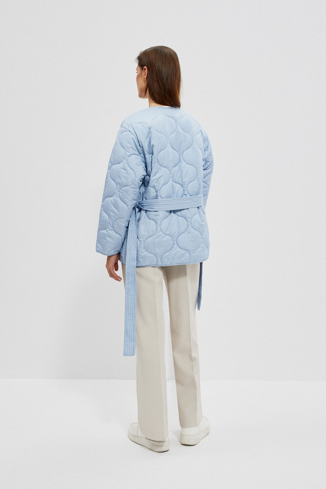 LADIES JACKETS L-KU-4008 L.BLUE