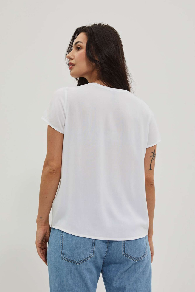 LADIES SHIRT L-KO-4028 WHITE-set