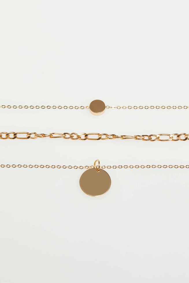 NECKLACE L-NA-4001 GOLD-set