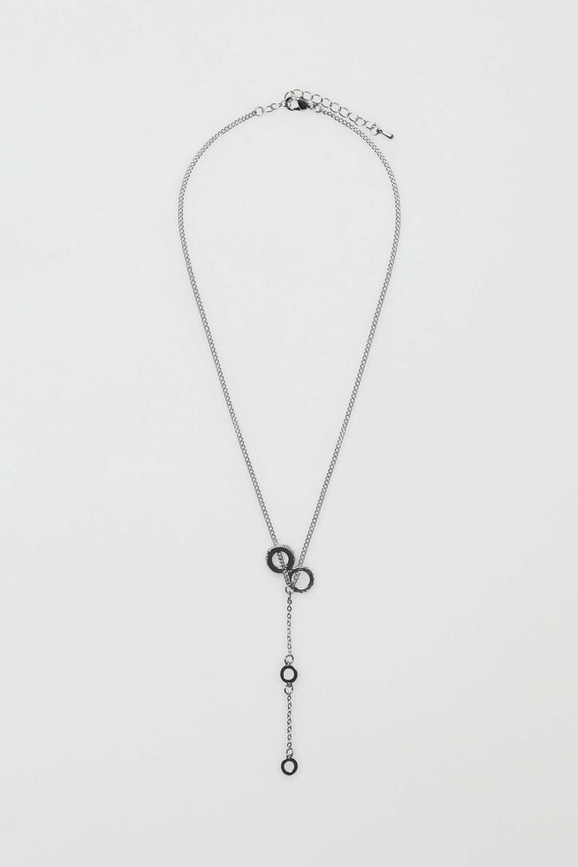 NECKLACE L-NA-4006 SILVER-set
