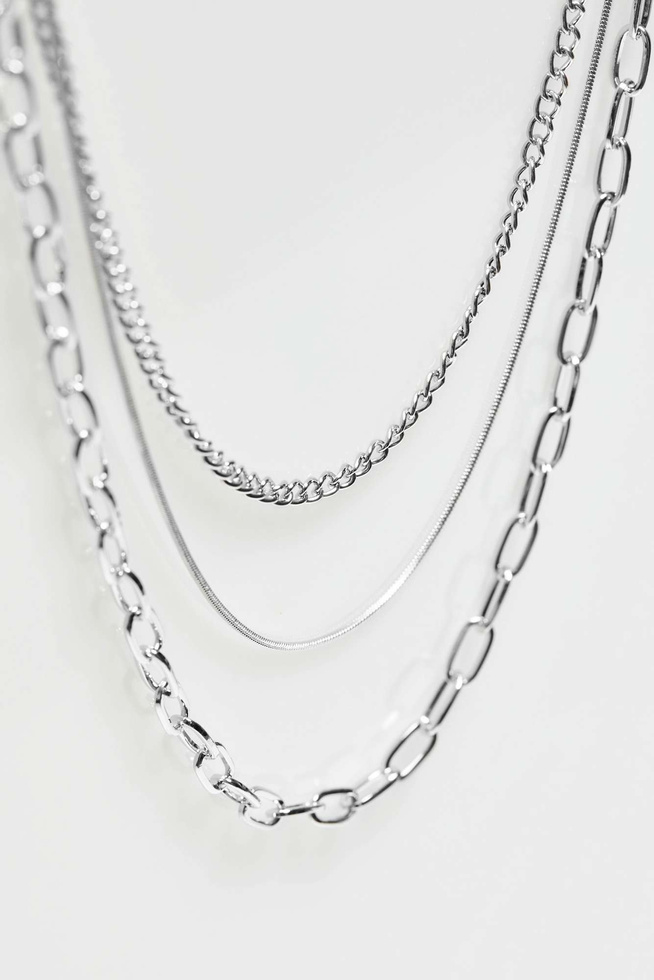 NECKLACE L-NA-4009 SILVER-set