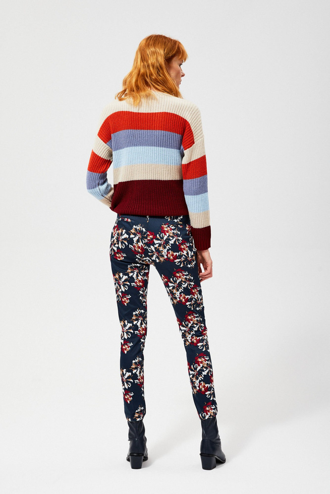 Printed trousers