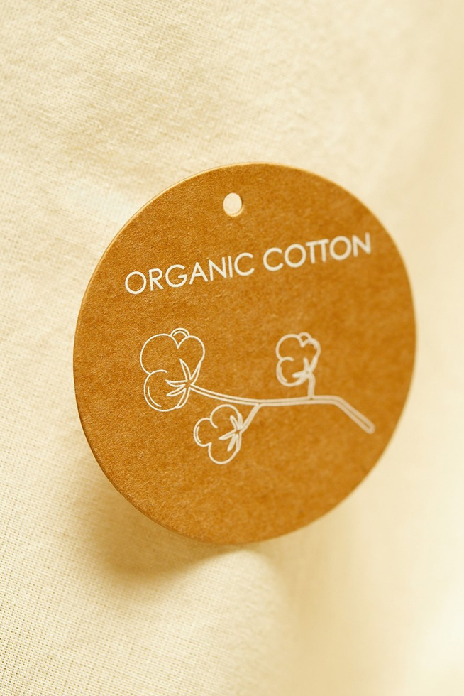 Ribbed top in organic cotton