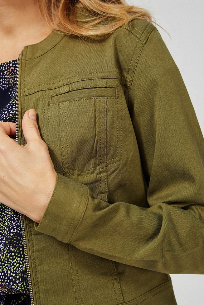Short lyocell jacket
