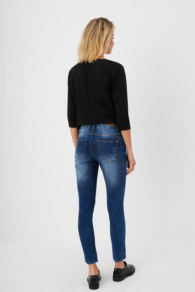 Straight leg jeans