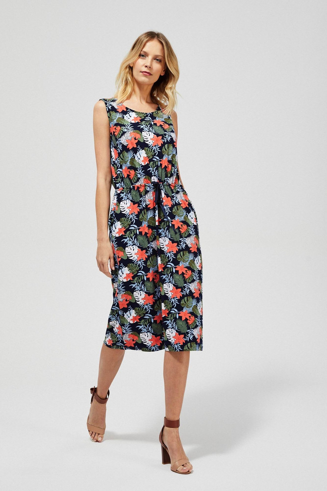 Summer dress with flowers