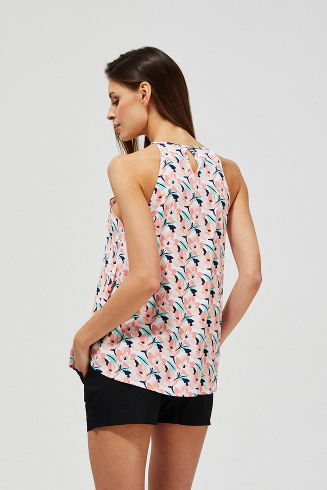 Viscose top with a print