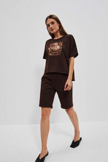 LADIES SHORTS L-SH-4000 D.OAK