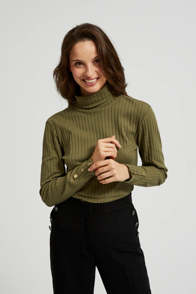 WOMEN'S LONGSLEEVE Z-TS-4513 D.OLIVE