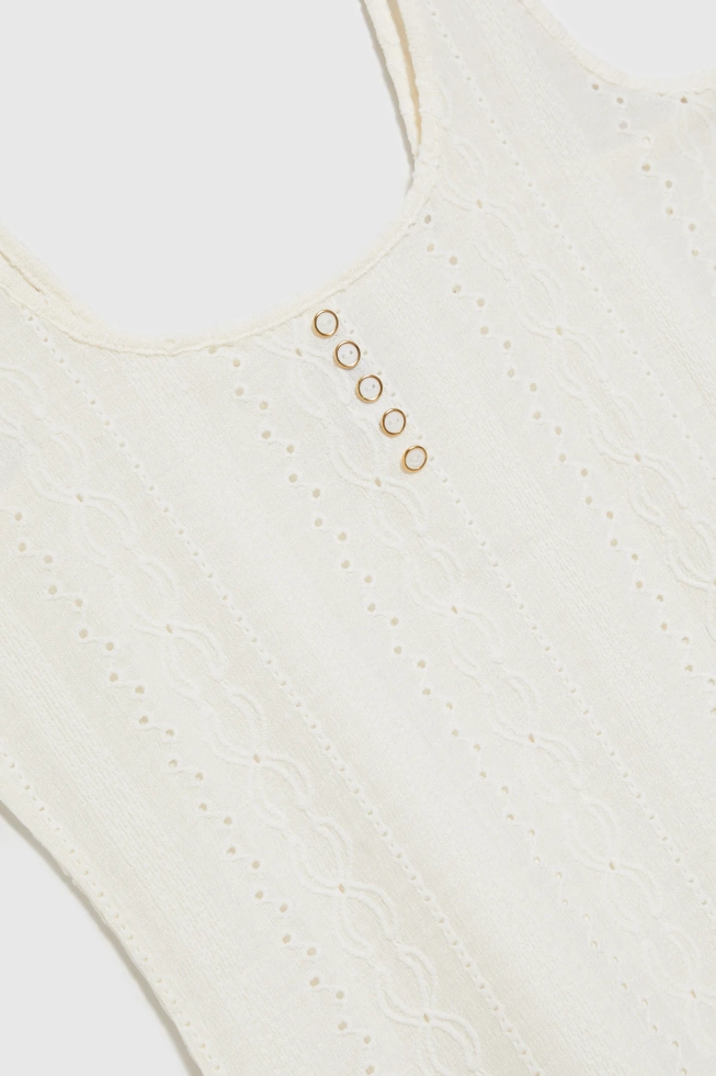 KOSZULKA DAMSKA L-TS-4676 OFF WHITE