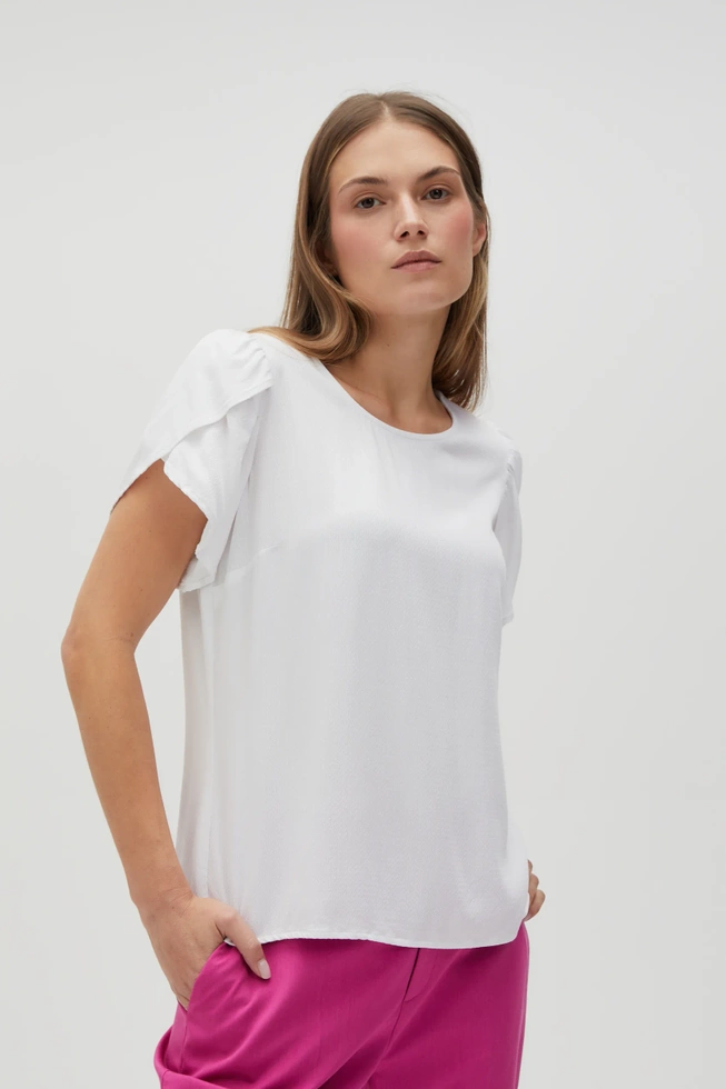 WOMEN'S SHIRT L-KO-4621 OFF WHITE