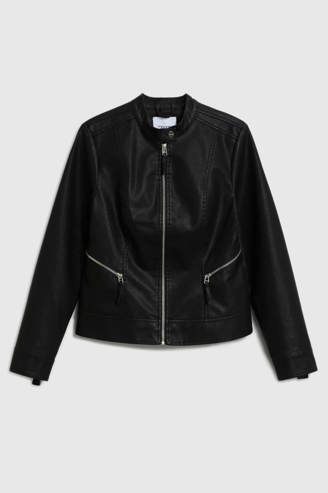 WOMEN'S JACKETS L-KU-4914 BLACK