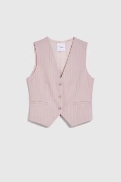 WOMEN'S BLAZER L-KA-4924 DUSTY PINK-set