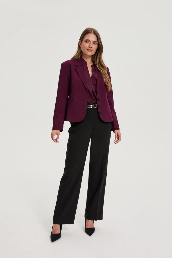 MARYNARKA DAMSKA Z-MR-4812 BURGUNDY-pakiet