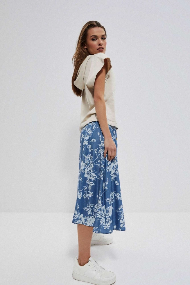Lyocell skirt with a print