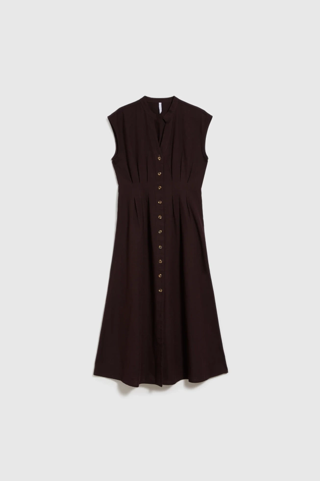 WOMEN'S DRESS L-SU-4671 D.BROWN