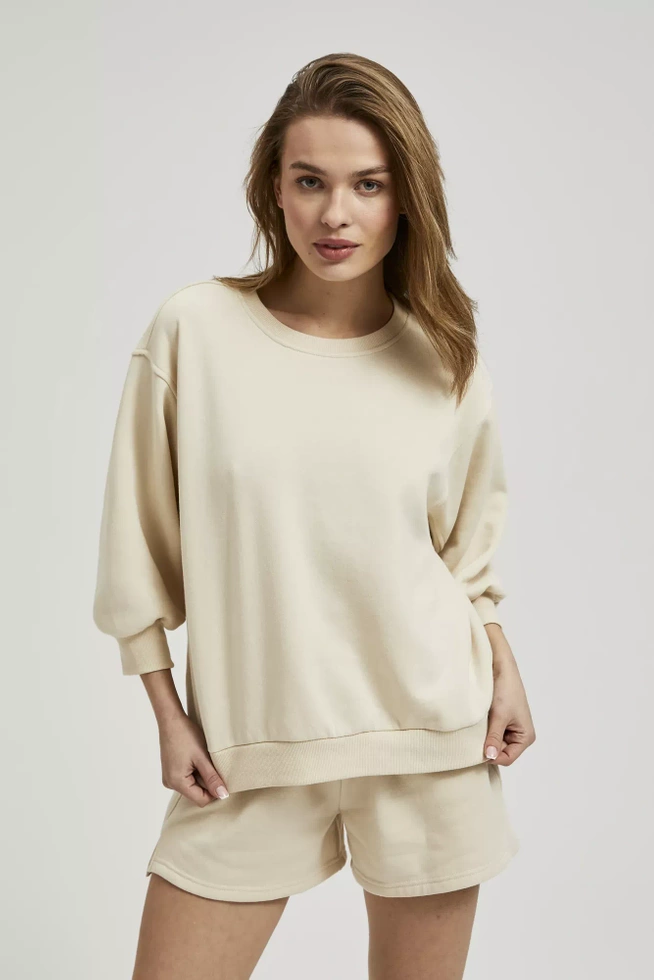 BLUZA DAMSKA L-BL-4321 L.BEIGE