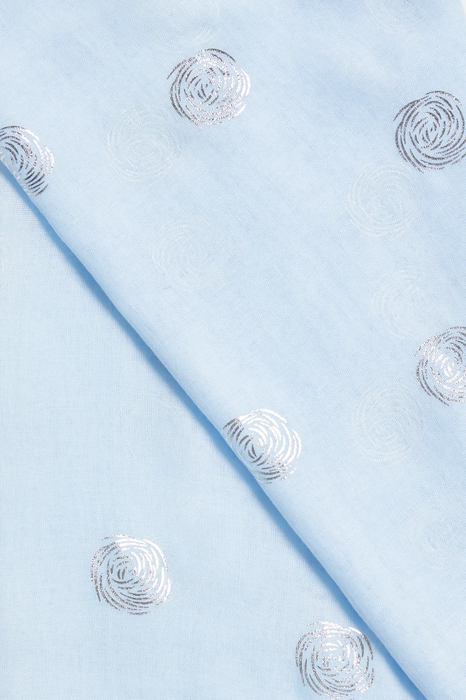 WOMEN'S SCARF L-SZ-4925 L.BLUE