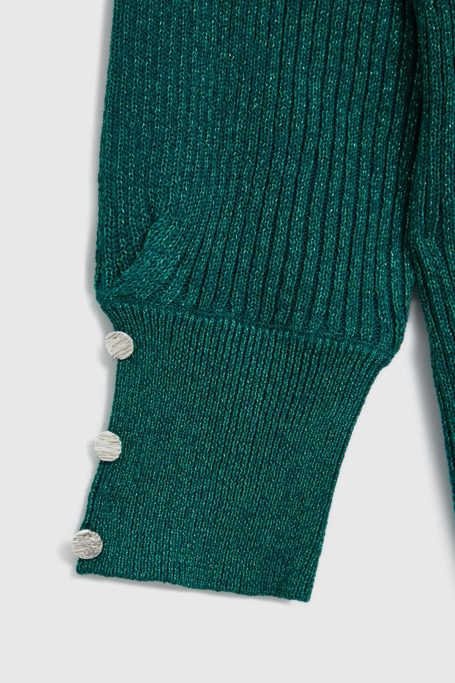 WOMEN'S SWEATER Z-SW-4863 D.GREEN-set