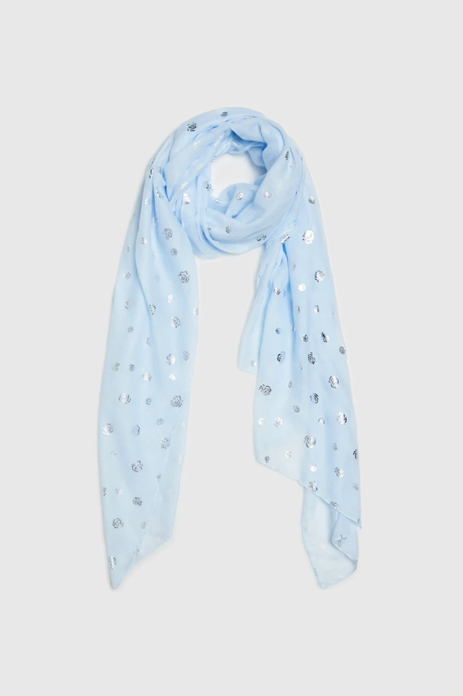 WOMEN'S SCARF L-SZ-4613 L.BLUE