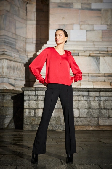 WOMEN'S SHIRT Z-KO-4834 RED