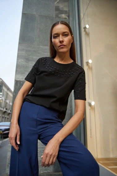 WOMEN'S TSHIRT Z-TS-4826 BLACK-set