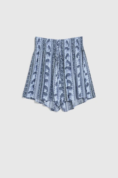 WOMEN'S SHORTS L-SH-4905 L.BLUE-set