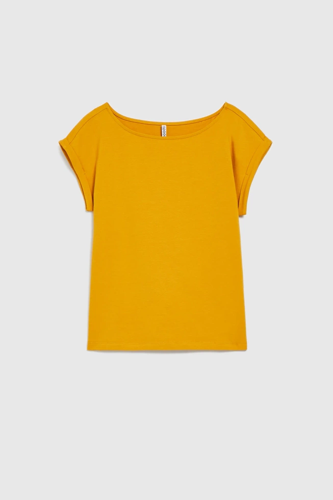 WOMEN'S TSHIRT Z-TS-4501 MUSTARD