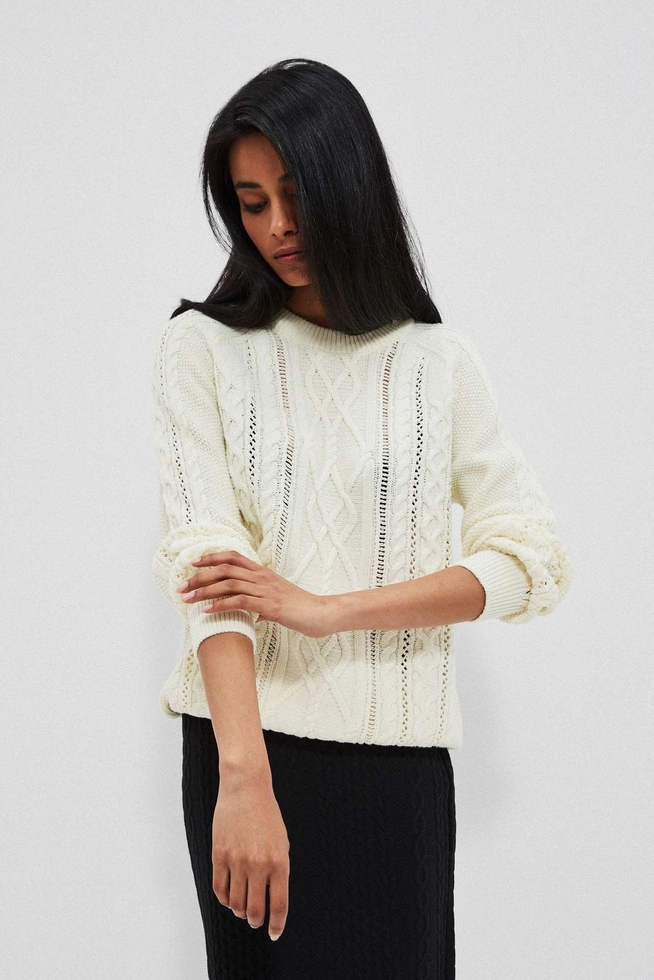 SWETER Z-SW-3908 OFF WHITE