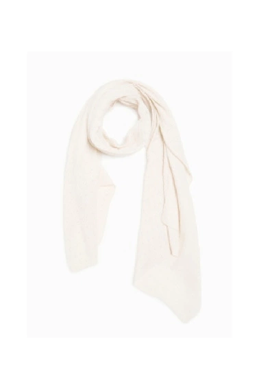 WOMEN'S SCARF L-SZ-4618 OFF WHITE