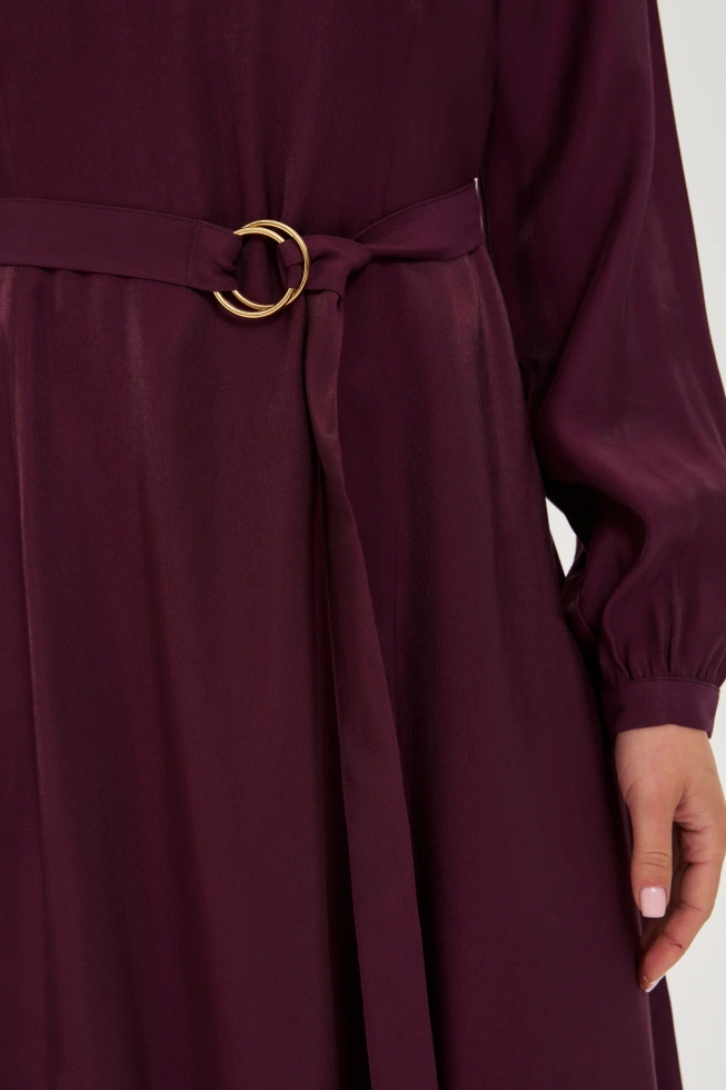 WOMEN'S DRESS Z-SU-4810 BURGUNDY