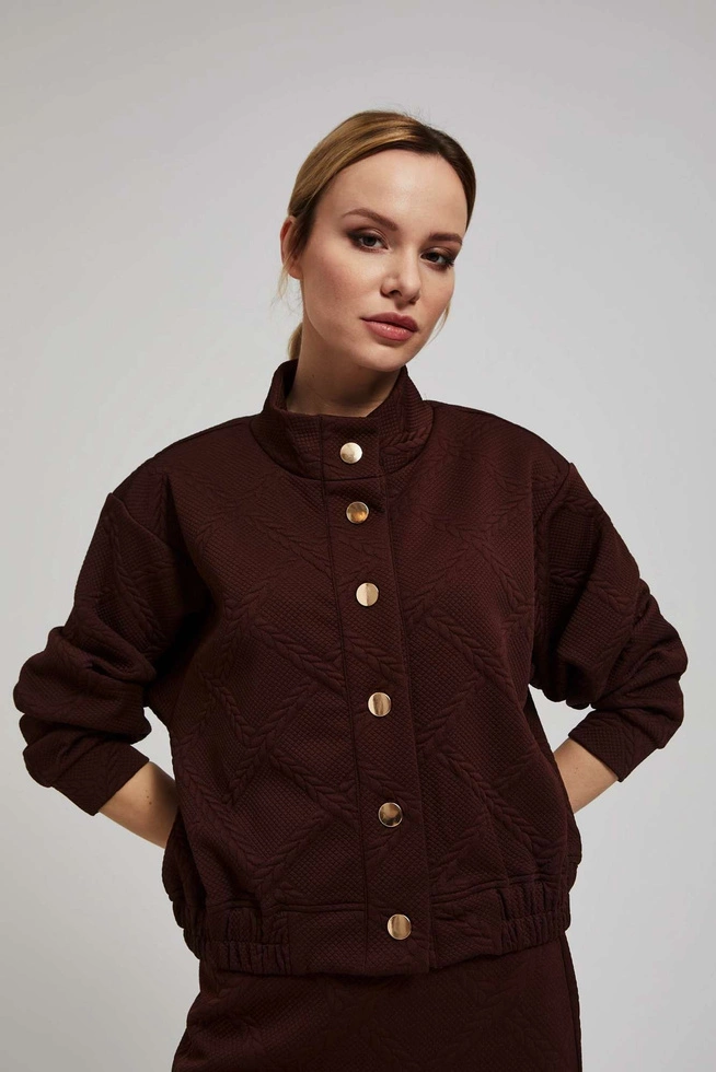 BLUZA DAMSKA Z-BL-4201 BROWN