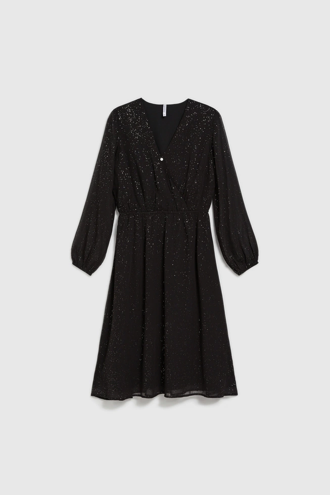 WOMEN'S DRESS L-SU-4606 BLACK