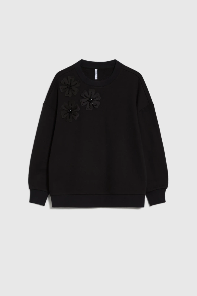 WOMEN'S SWEATSHIRT Z-BL-4825 BLACK-set