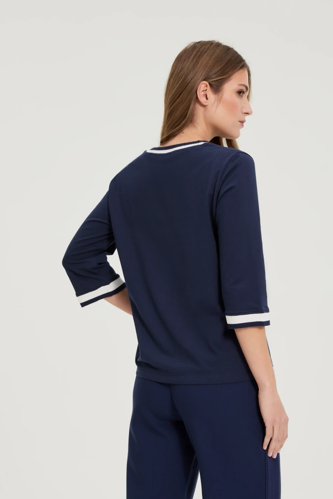 WOMEN'S LONGSLEEVE L-TS-4920 NAVY