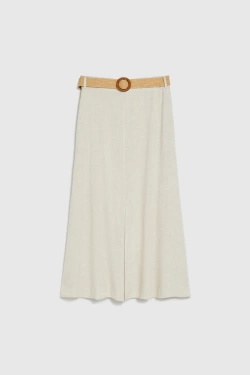 SPÓDNICA DAMSKA L-SC-4919 L.BEIGE-pakiet