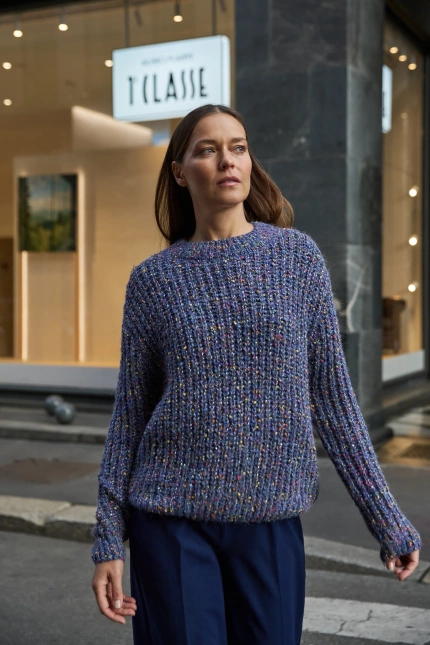 WOMEN'S SWEATER Z-SW-4881 NAVY-set