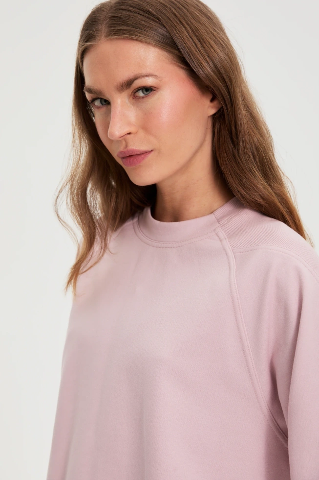 BLUZA DAMSKA L-BL-4909 DUSTY PINK