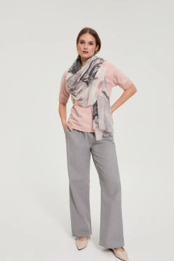 SZALIK DAMSKI L-SZ-4933 DUSTY PINK