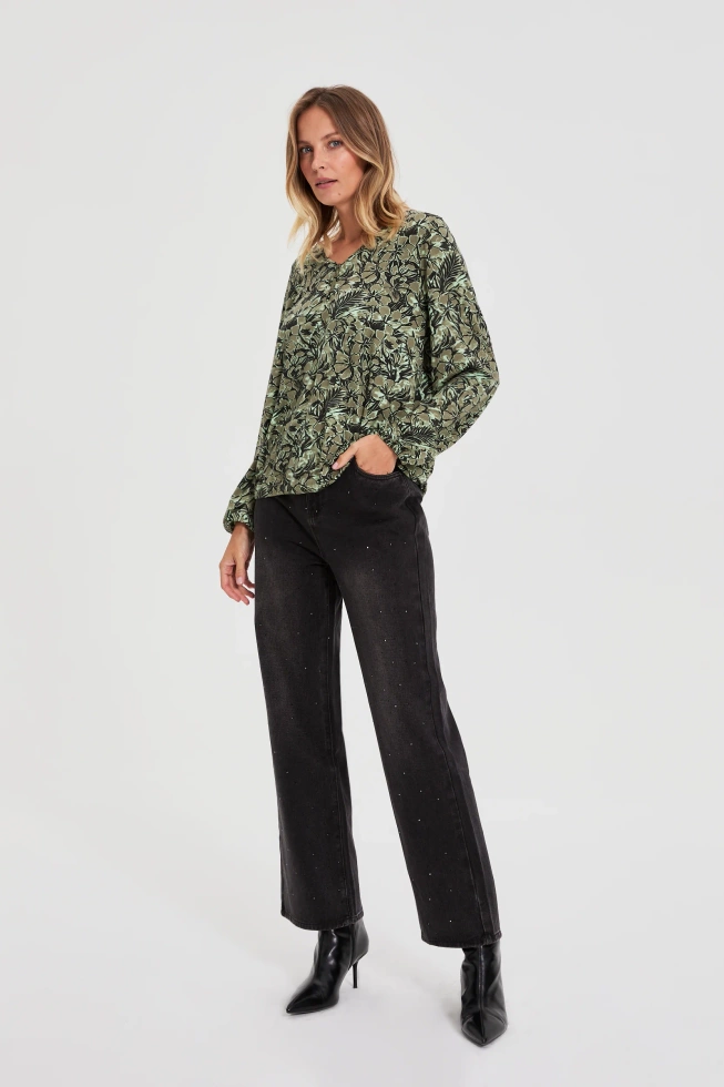 WOMEN'S LONGSLEEVE Z-TS-4810 OLIVE-set