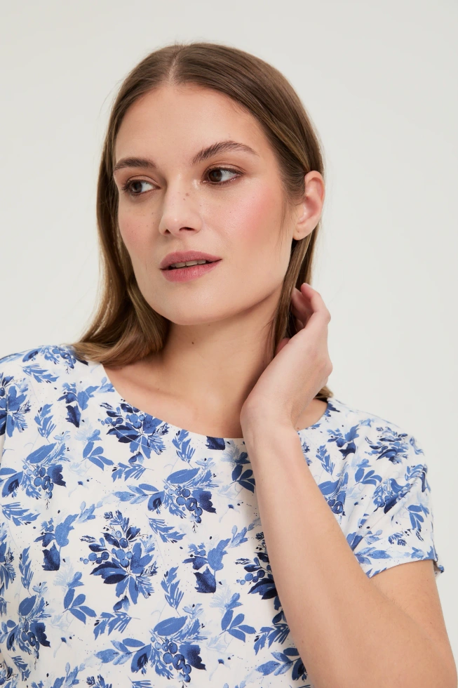 WOMEN'S SHIRT L-KO-4920 OFF WHITE