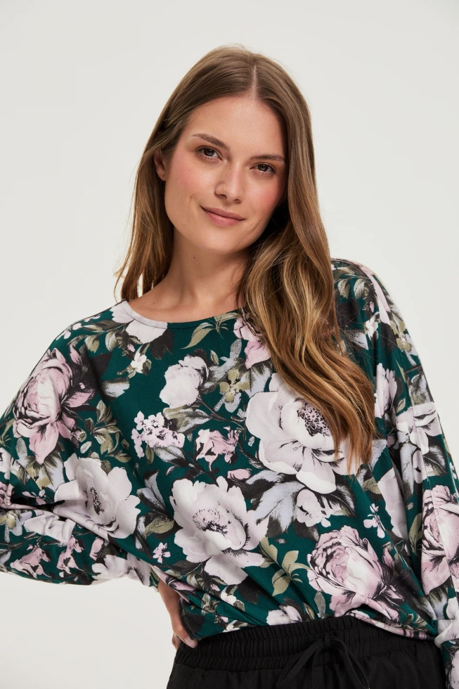 WOMEN'S SWEATER Z-SW-4818 D.GREEN