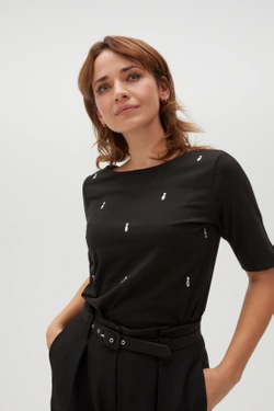 BLUZKA DAMSKA Z-TS-4537 BLACK-pakiet