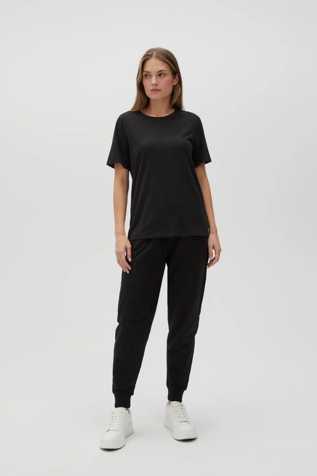 WOMEN'S TSHIRT L-TS-4624 BLACK