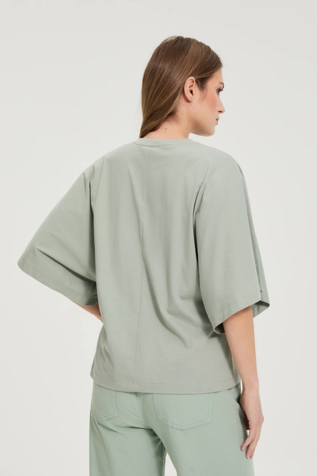 WOMEN'S TSHIRT L-TS-4944 OLIVE